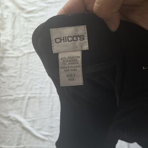 Chico's Elegant Black Women's Trousers
